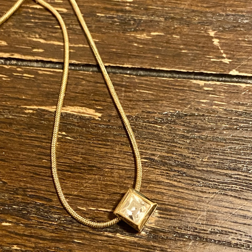 Dior signed snake necklace